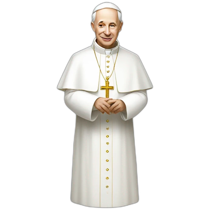 Techno pope emoji