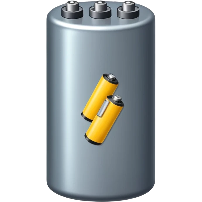 realistic big battery emoji