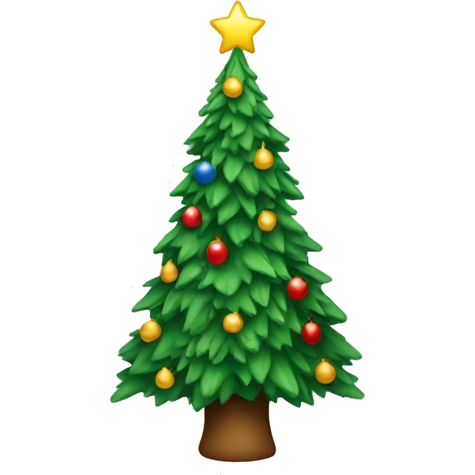 xmas tree emoji