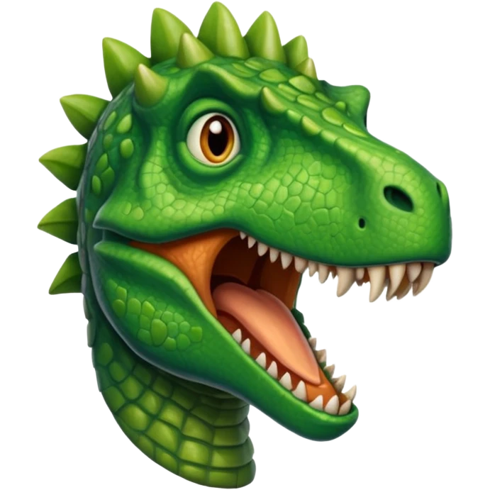  dinosaur head on human body  emoji