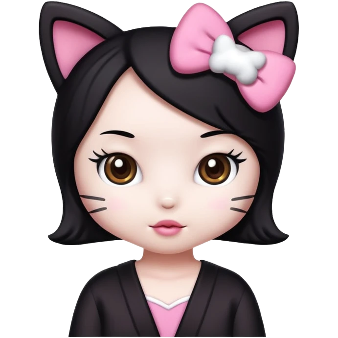 Hello kitty and kuromi emoji