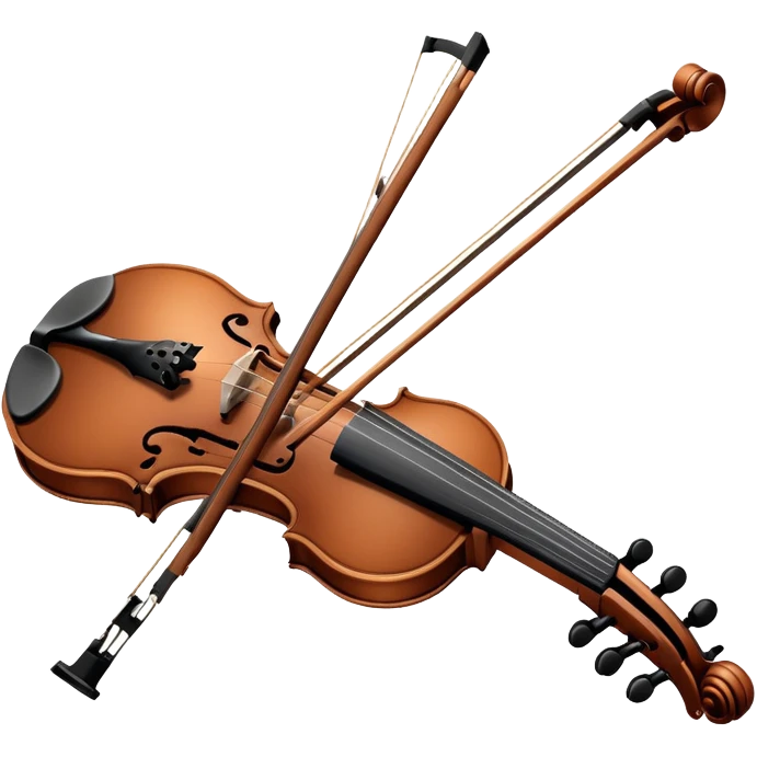 Violin with an assault rifle  emoji