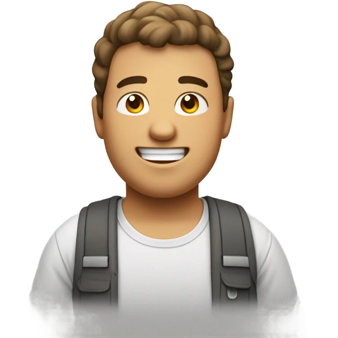 Fat man emoji