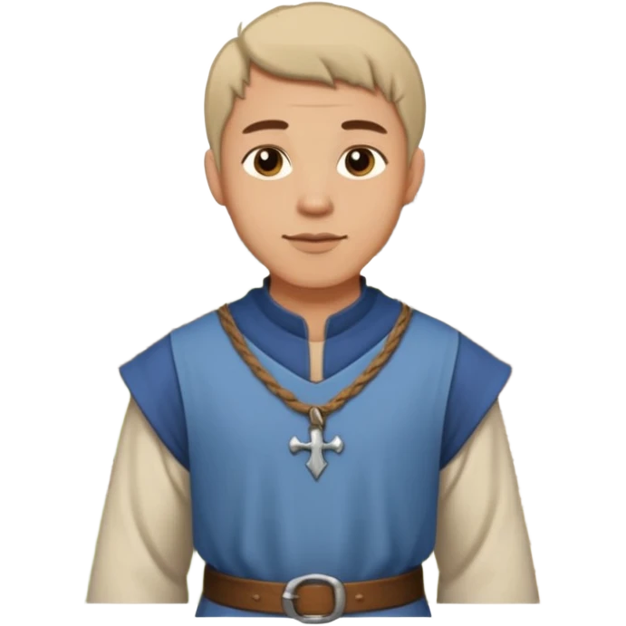 medival Cottagecore style man emoji