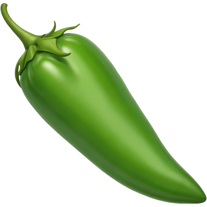 Green chilli emoji emoji