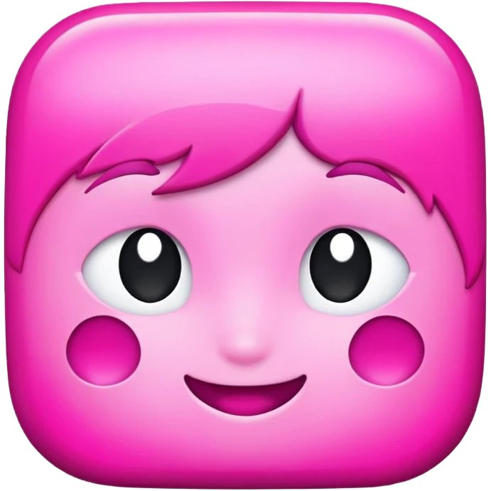 Pink emoji