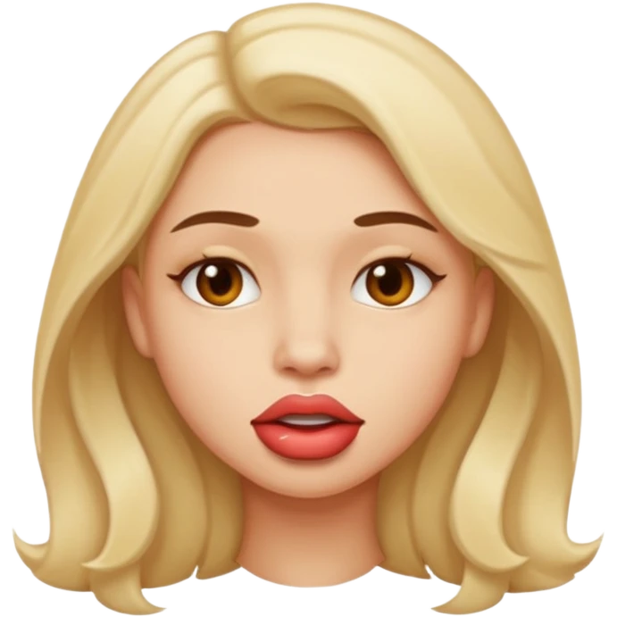 lip biting emoji