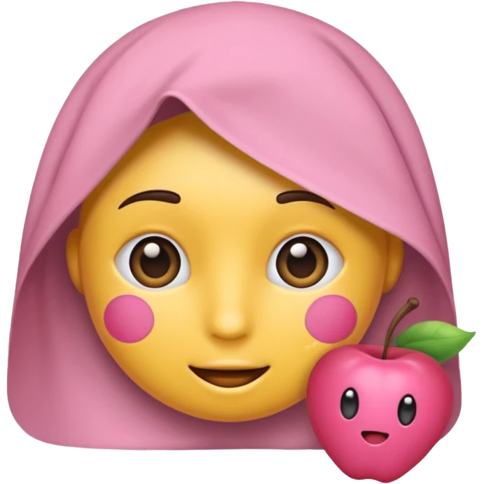 Розовый НЛО emoji