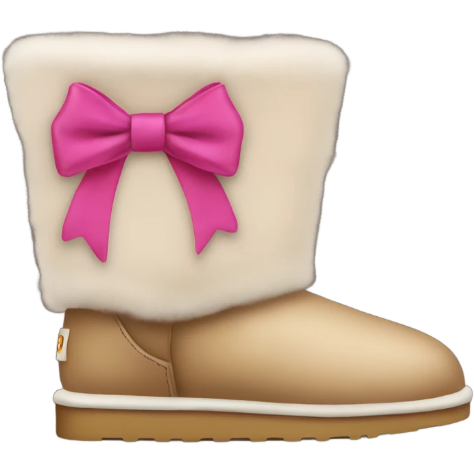 Uggs with bows emoji
