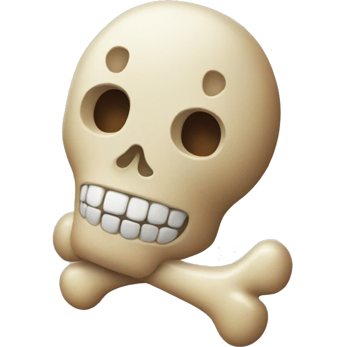 candy + bone emoji