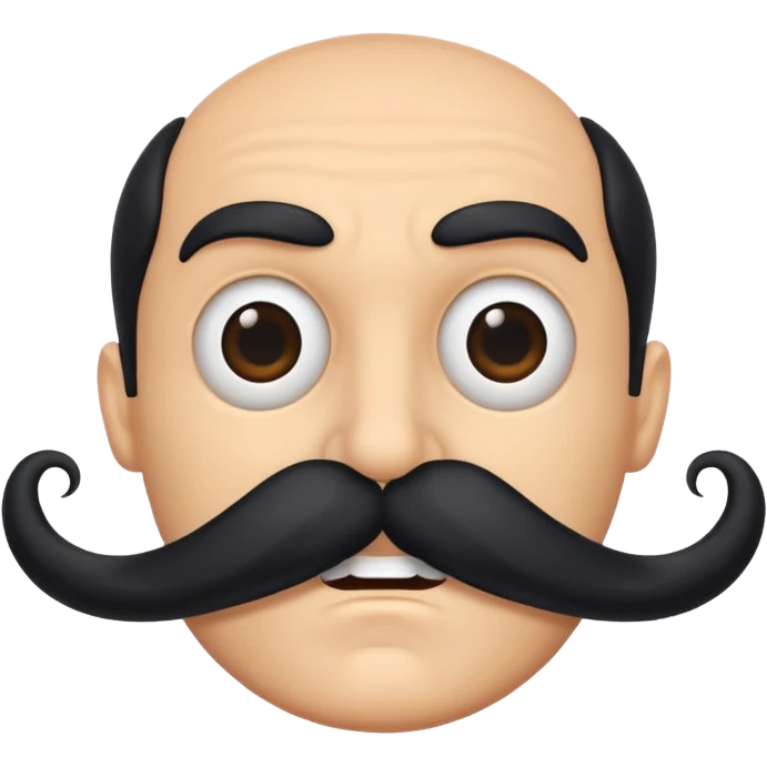 evil mustache emoji