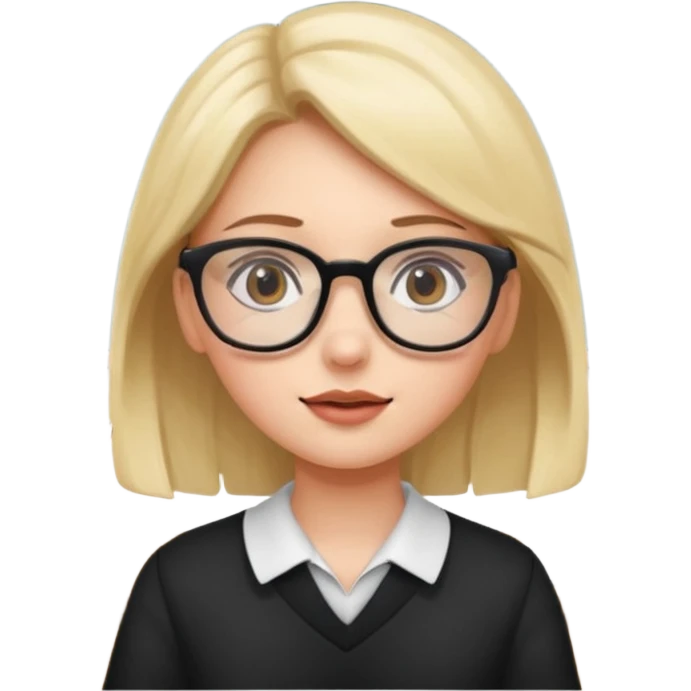Создай эмодзи девочка просит списать работу в школе emoji