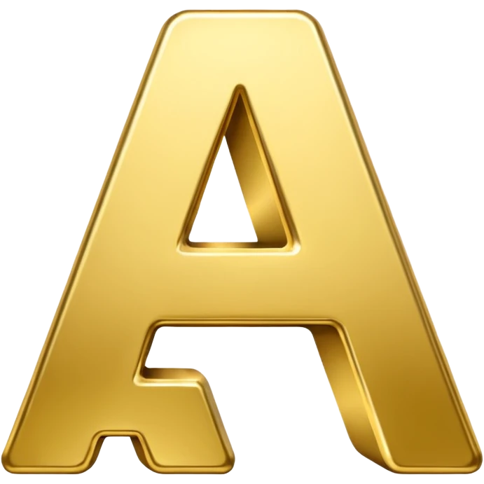 letters "A and I" emoji