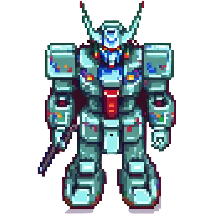 Gundam, no background emoji