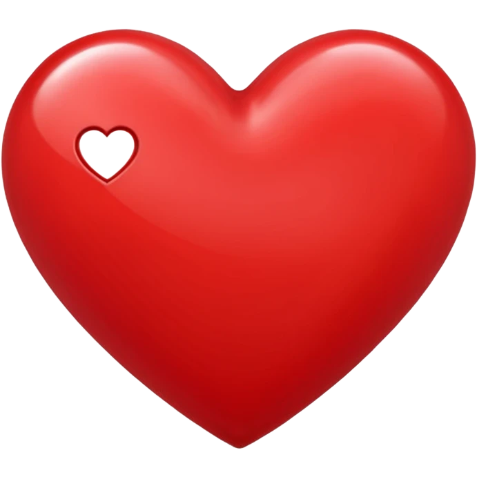 Red heart R emoji