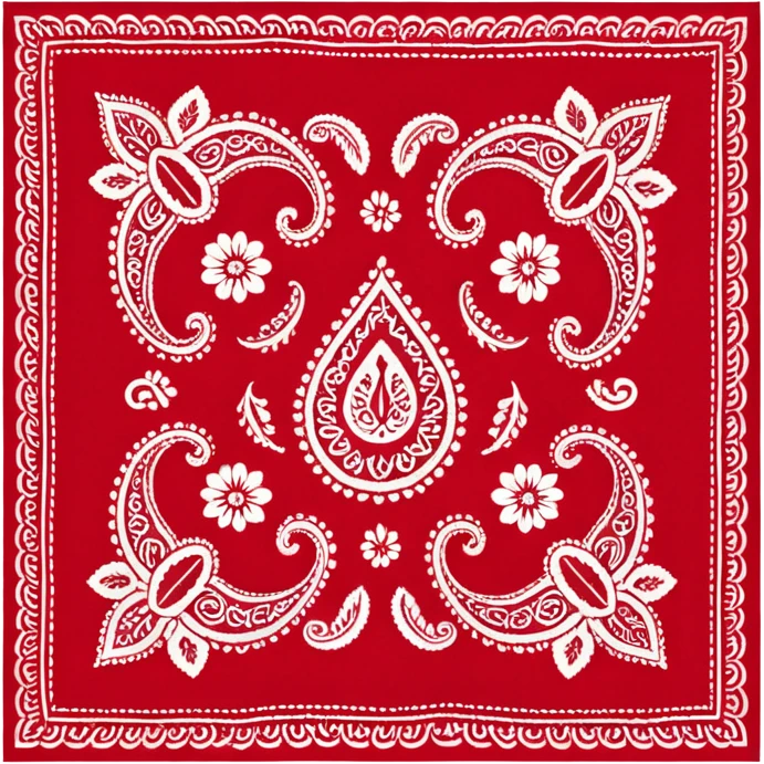 bandana,pattern emoji