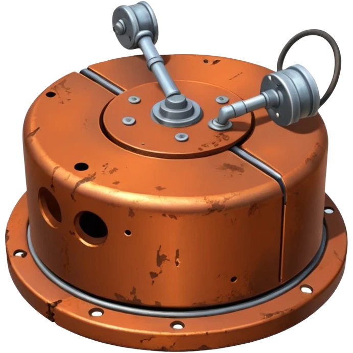 Make a landmine emoji
