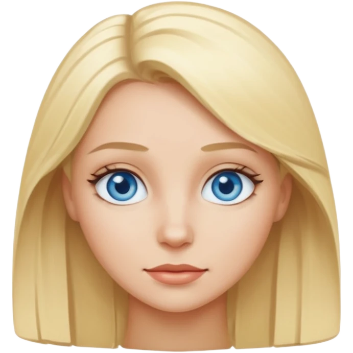 Голубоглазая блондинка emoji