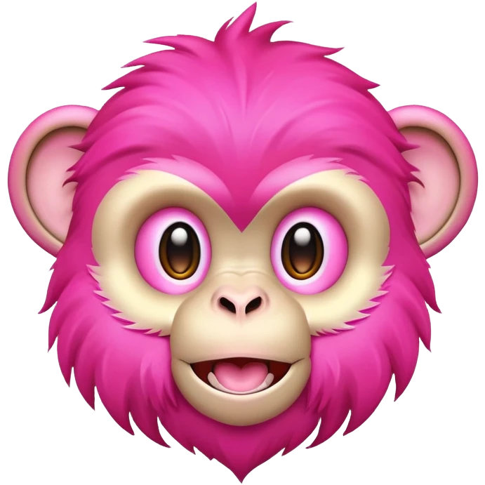 Pink monkey  emoji