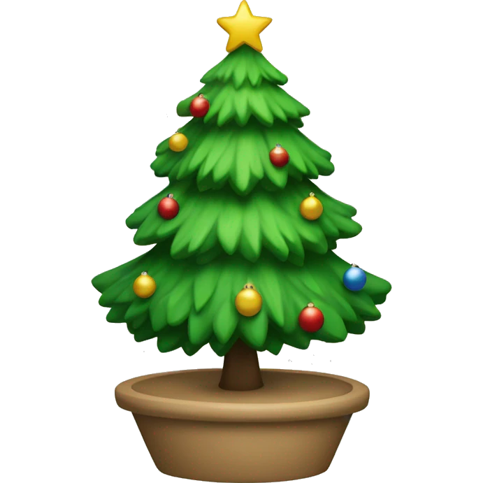Christmas tree emoji