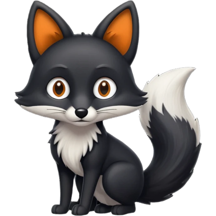 Black Fox emoji