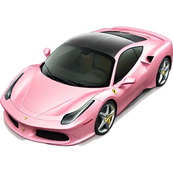 Light pink Ferrari  emoji