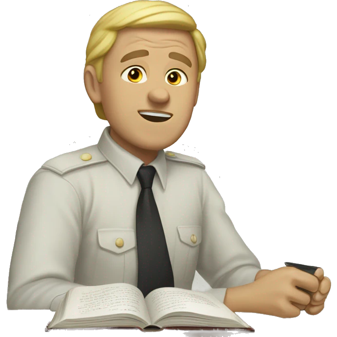 Стол с книгами emoji