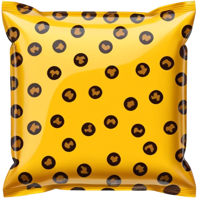 leopard print wrapped candy emoji