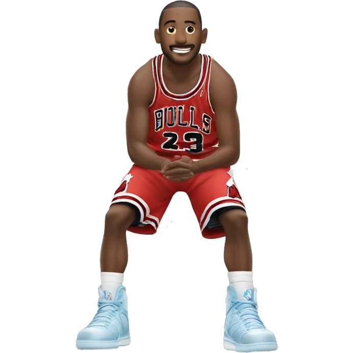 Ice spice wearing Jordan’s emoji