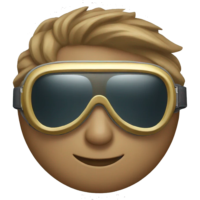A cool pair of some aviator goggles emoji