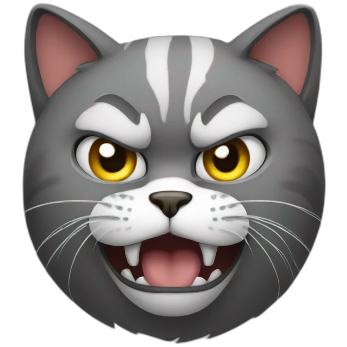 Angry cat emoji