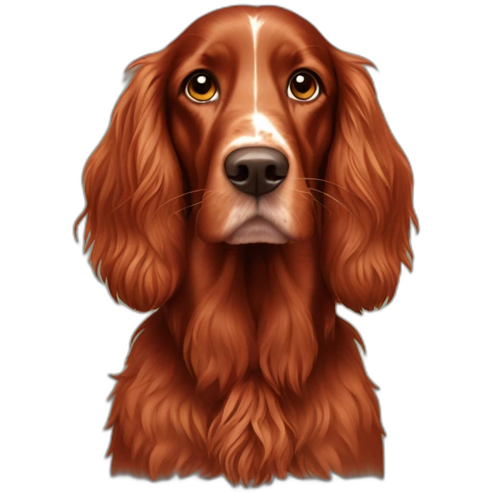 Red Setter irlandais emoji