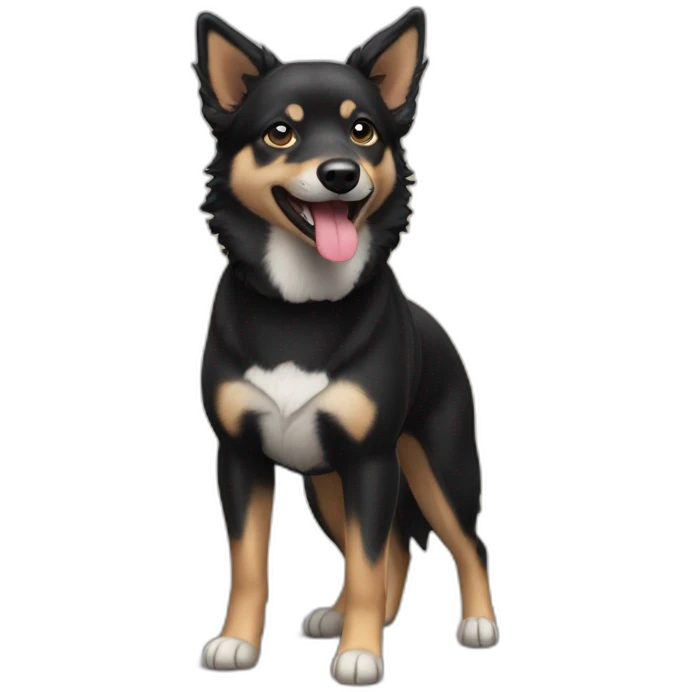 Lapsk vallhund black emoji