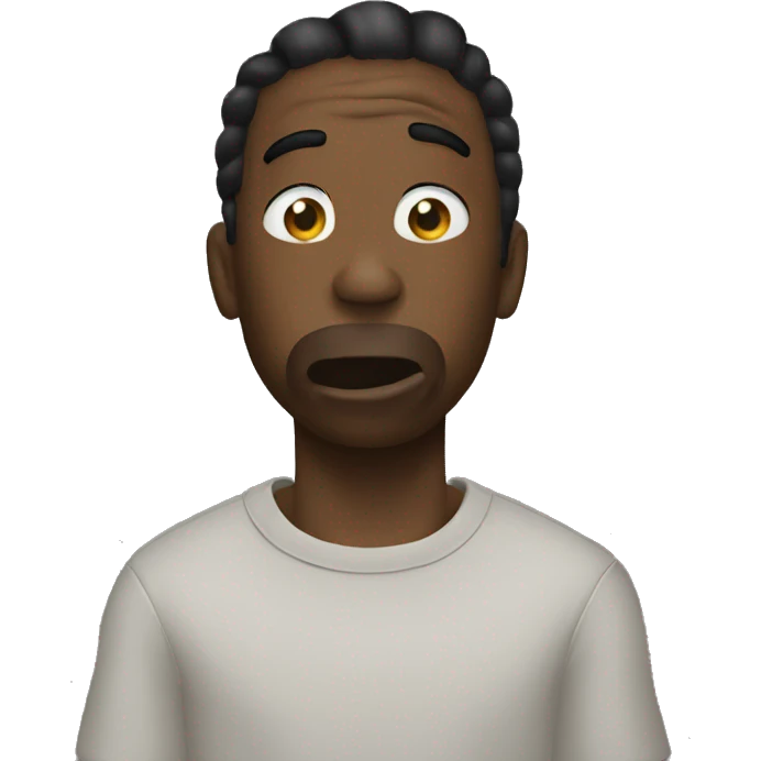 Travis Scott telling someone to be quiet  emoji