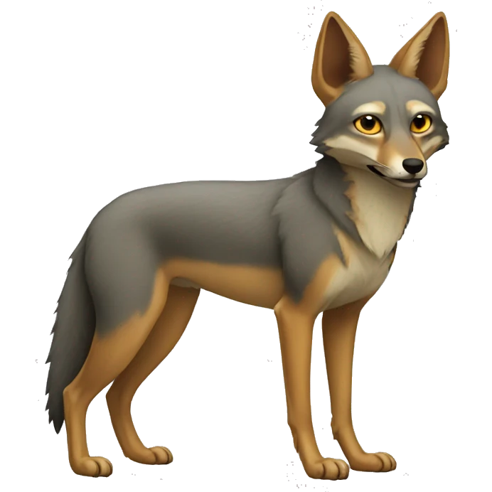 Jackal Full Body emoji