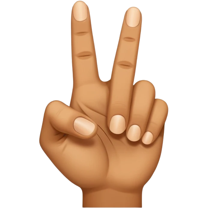 finger pointing towards emoji