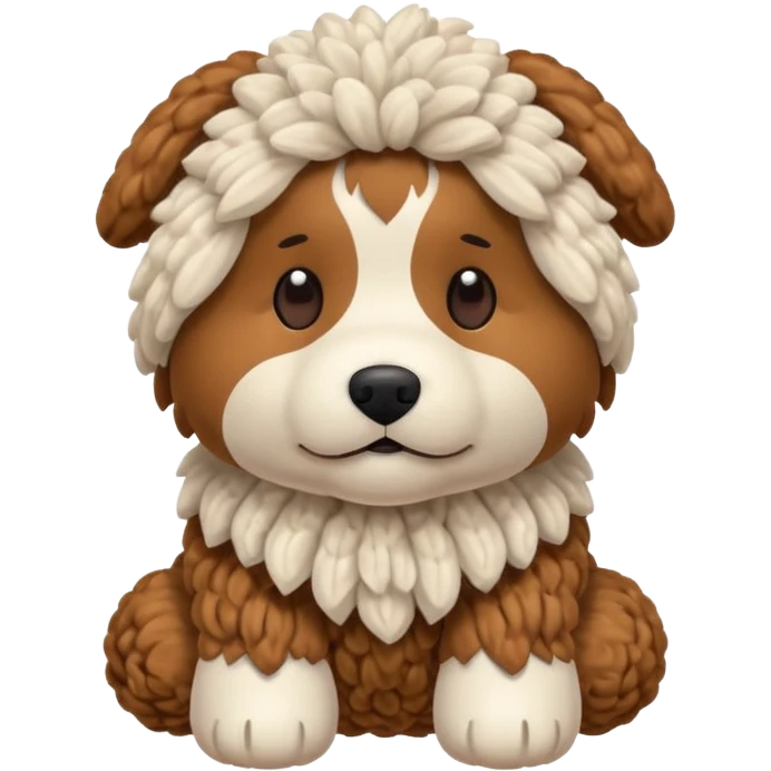 dog made of wool  emoji