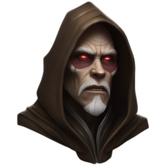 hyperrealist sith jedi in world of warcraft emoji