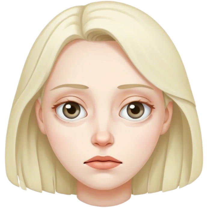 Woman with baggy eye bags emoji