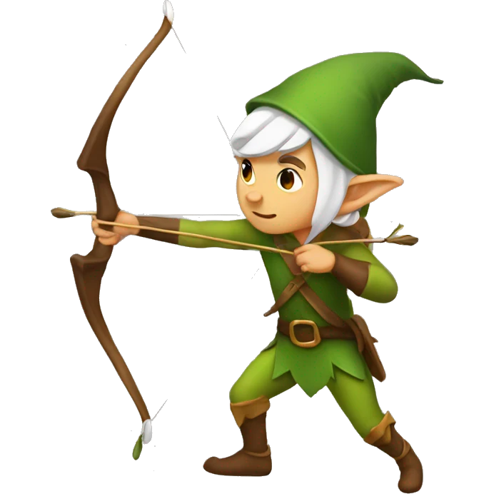 an elf with a longbow emoji