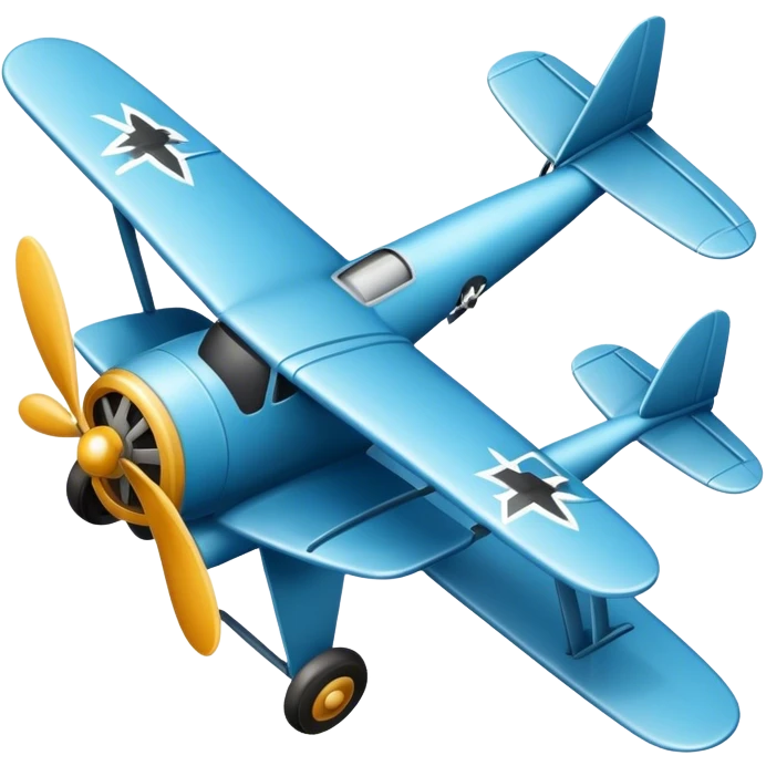 Old style plane bottom view emoji