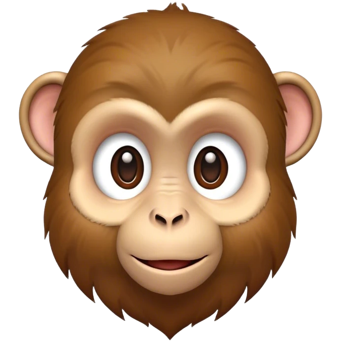 Cute monkey emoji