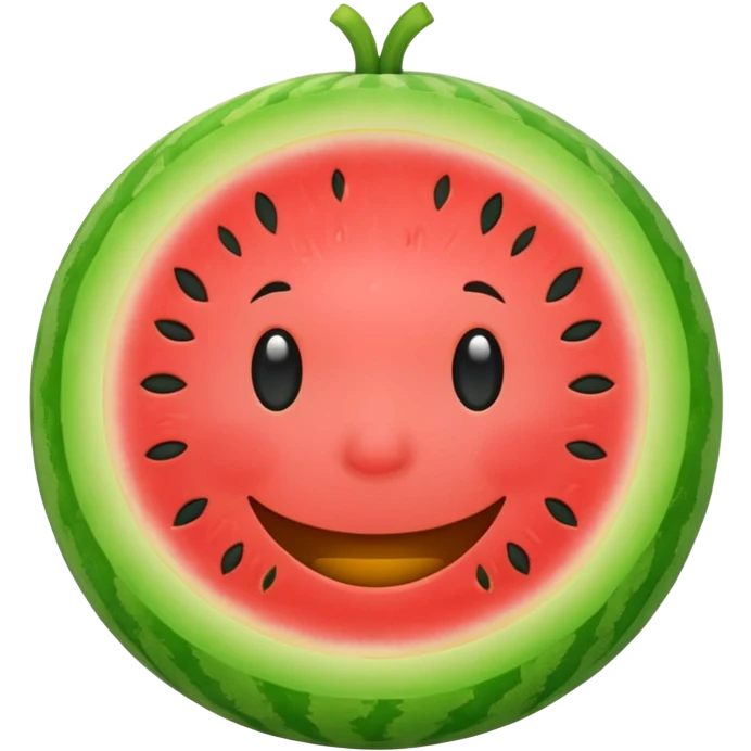 smiling melon emoji