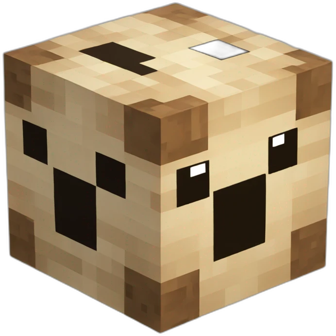 Minecraft Cube emoji