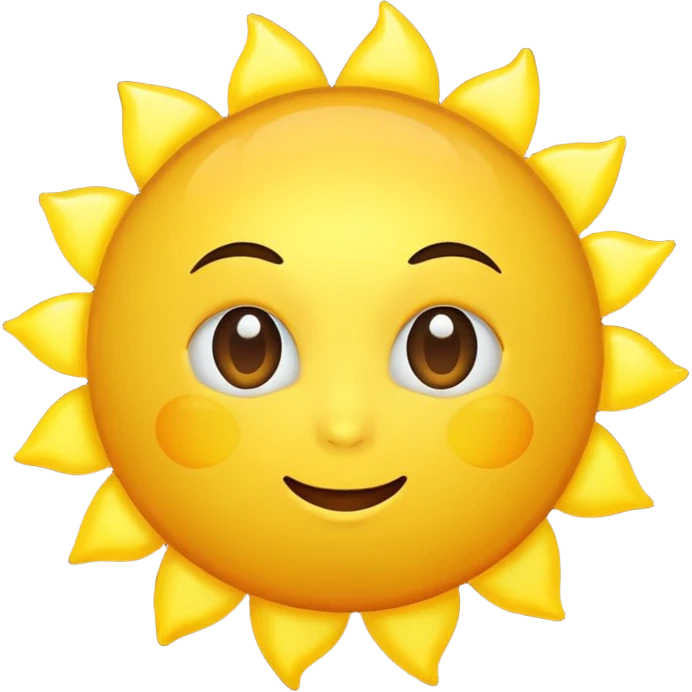 Sun emoji