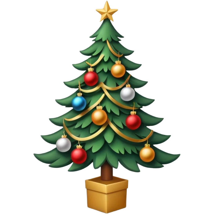 Christbäume emoji