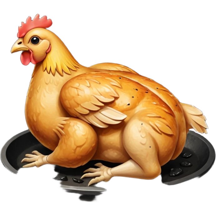 coal texture  chicken emoji