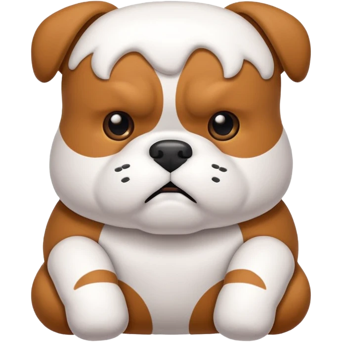 Marshmallow boxer emoji