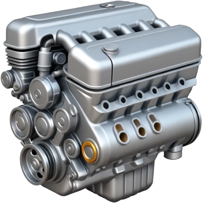 minimalistic car engine emoji
