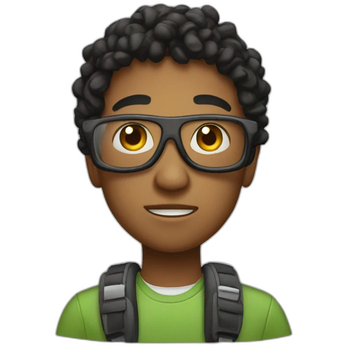 a computer obsessed teenager emoji